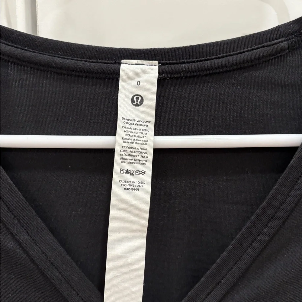 Lululemon Back in Action V Neck Long Sleeve Shirt - Picture 3 of 5